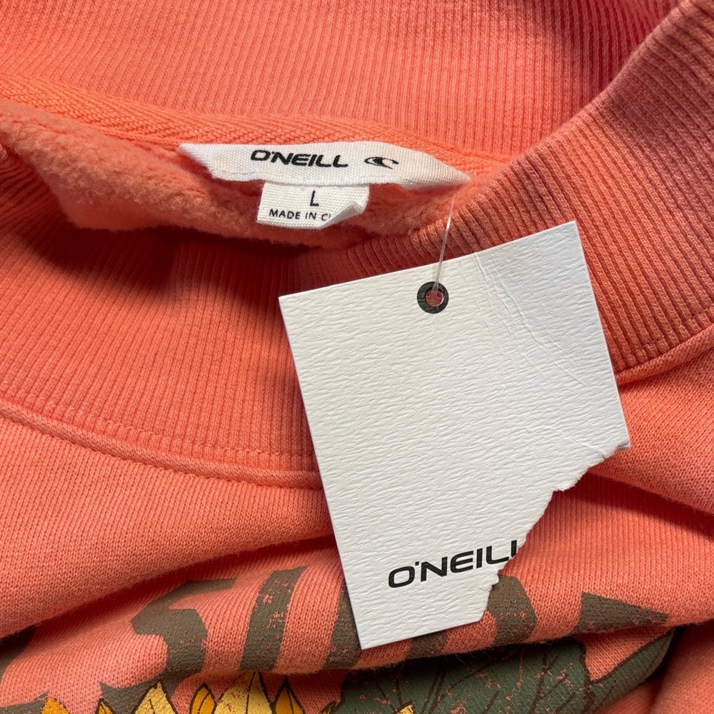 O’Neil Moment Crop Crew Fleece Women's L. NWT - Picture 11 of 13